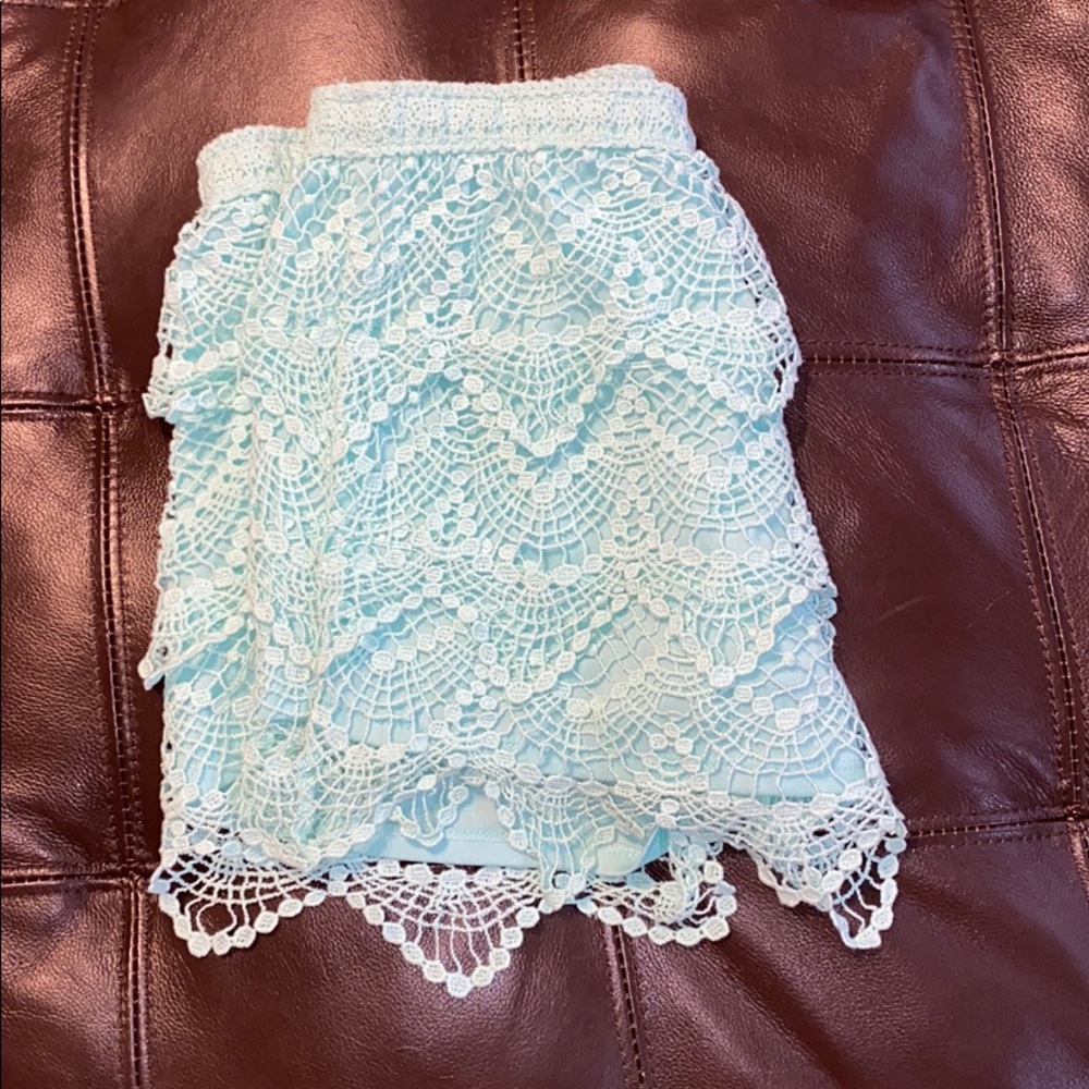 Crochet shorts